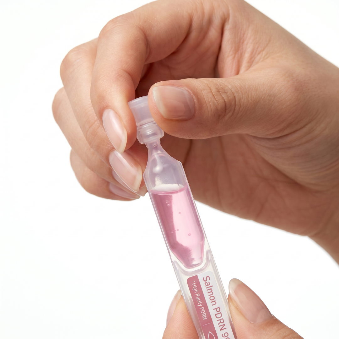Twist off the vial cap